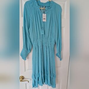 New Women's Yakira Bella Dress Size S Blue